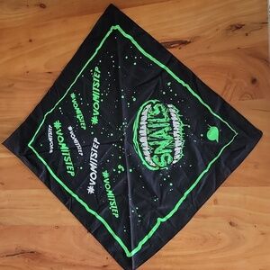 Snails Vomitstep Glow in the Dark Bandana NWOT